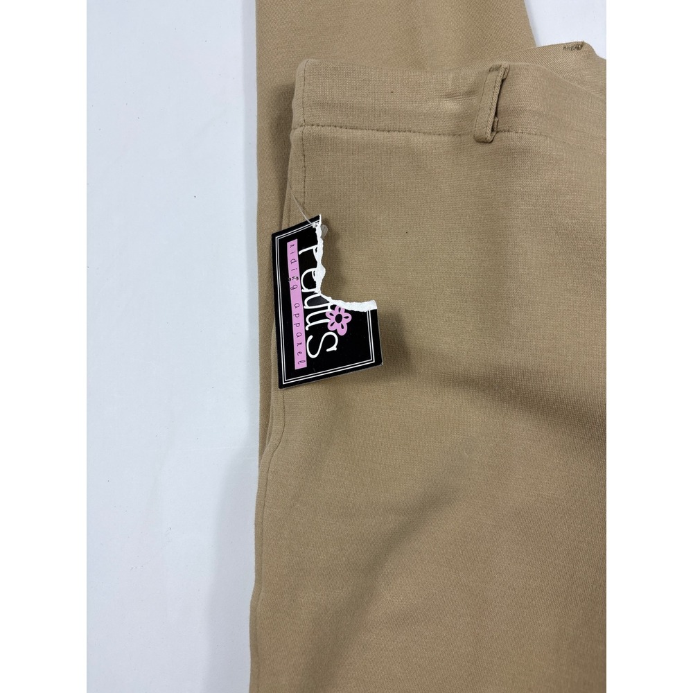 Perris Riding Apparel Tan Equestrian Breeches Womens Medium Knee Patch Pants - Picture 2 of 13